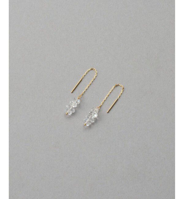 ete「[シャンデリア] K18YG クォーツ ピアス」|ピアス|