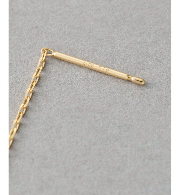 ete「[シャンデリア] K18YG クォーツ ピアス」|ピアス|