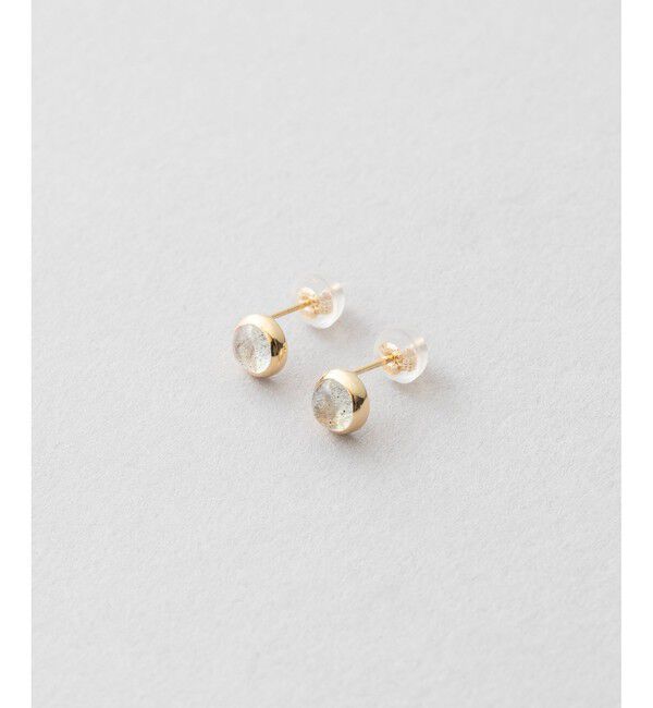 Jouete「K10YG ピアス ラブラドーライト」|ピアス|