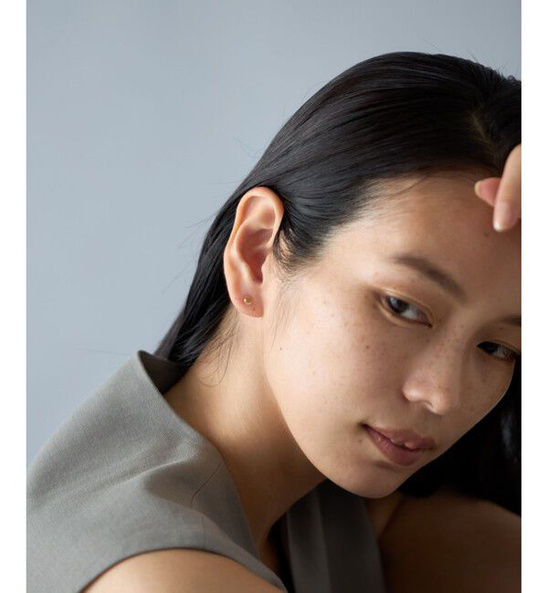 Jouete「[ピンズ] K10YG ピアス ルチレイテッドクォーツ」|ピアス|