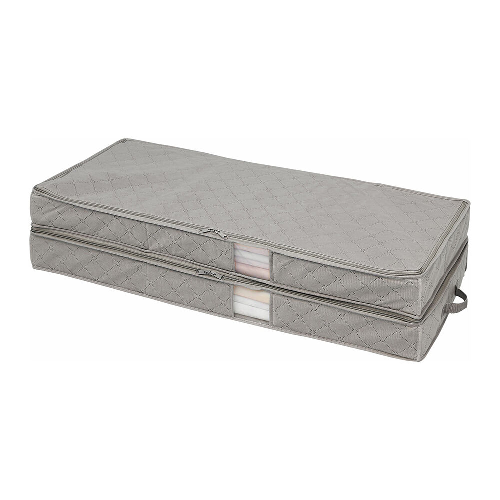 BACKYARD FAMILY「着物 収納ケース COGIT コジット  通販 竹炭着物収納ケース2層式 着物収納 二層式 2段式」|その他|グレー1