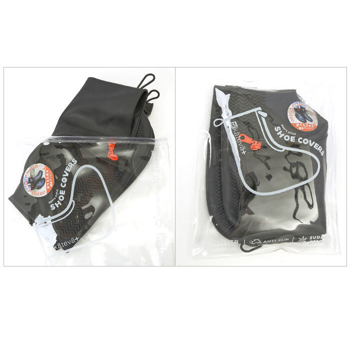 BACKYARD FAMILY「シューズカバー 防水 滑り止め 通販 シリコン ファスナー レインシューズ レインブーツ メンズ」|レインシューズ|