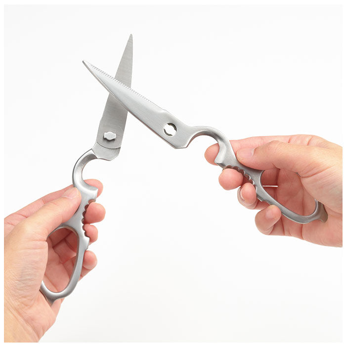 BACKYARD FAMILY「キッチンバサミ オールステンレス 通販 キッチンハサミ キッチンはさみ 調理ハサミ 多機能はさみ」|食器・キッチングッズ|