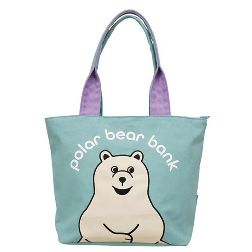BACKYARD FAMILY「ポーラーベアバンク トートバッグ PolarBearBank 通販 バッグ バック トート かばん」|トートバッグ|グリーン1