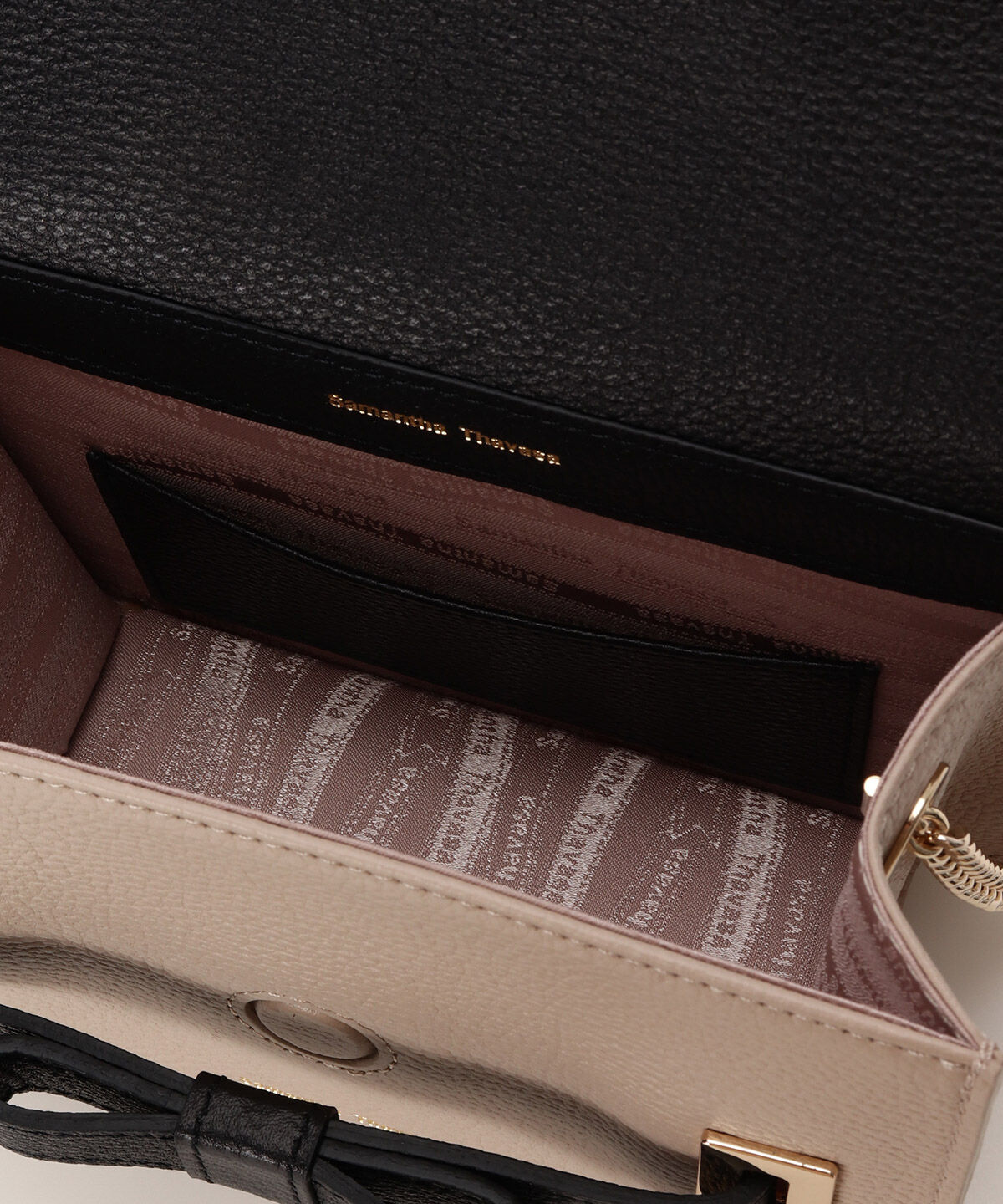 Samantha Thavasa「新バイカラーエムシュシュⅡ ショルダーバッグ 小サイズ」|ショルダー・メッセンジャー|