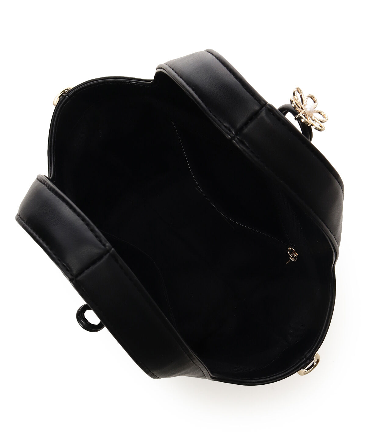 Samantha Thavasa「オリジナルフラワーモチーフ金具 ハンドバッグ」|ハンドバッグ|