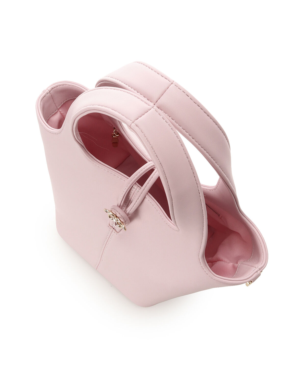 Samantha Thavasa「オリジナルフラワーモチーフ金具 ハンドバッグ」|ハンドバッグ|