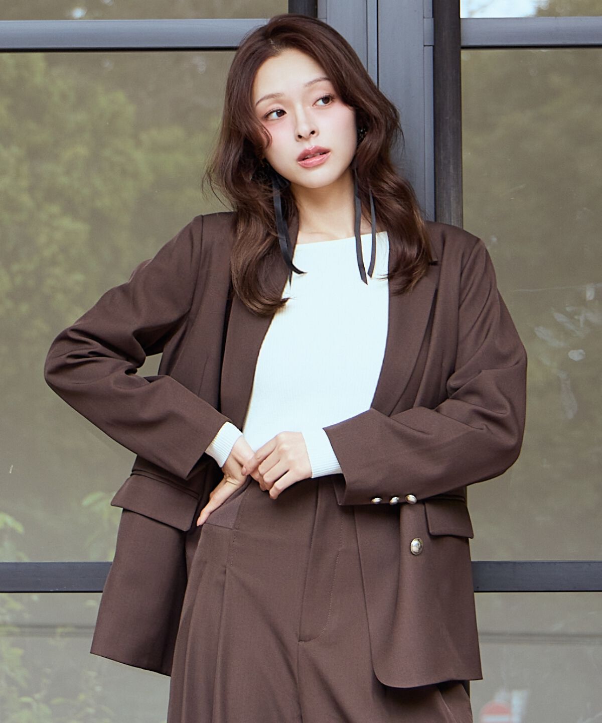 アンドクチュール「ダブルブレストテーラードジャケット」|テーラードジャケット|