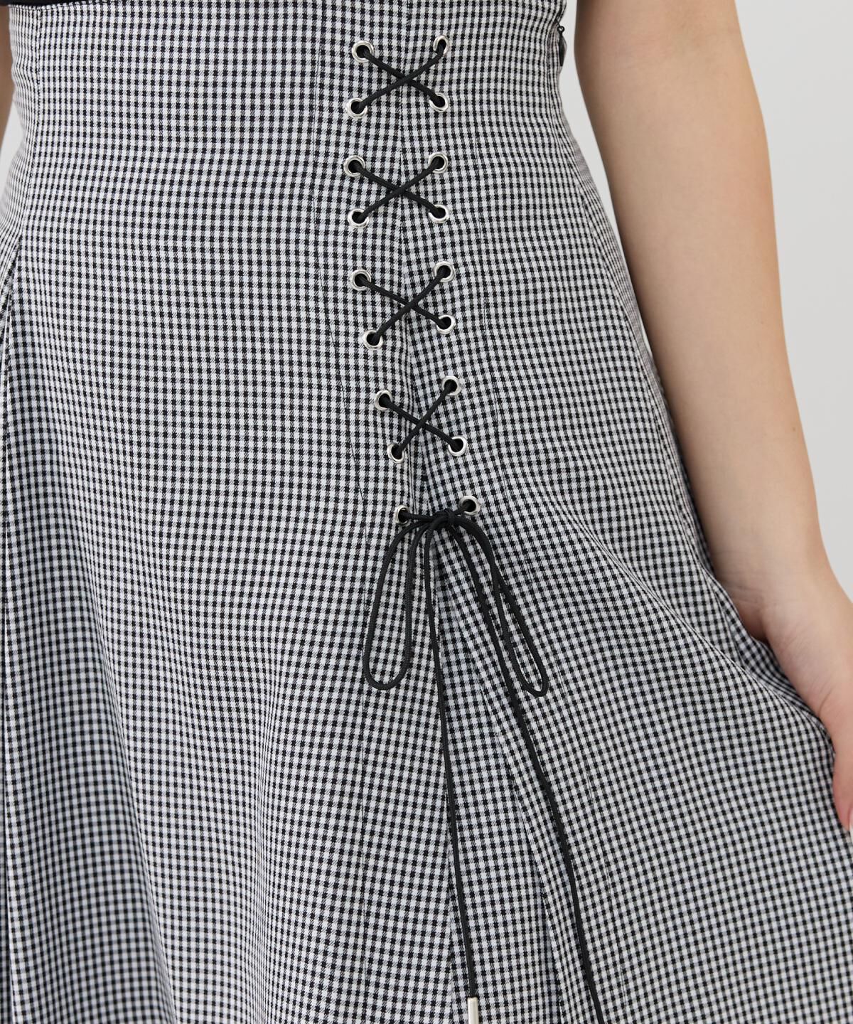 REDYAZEL「スピンドルスリットロングスカートスカート」|フレア|