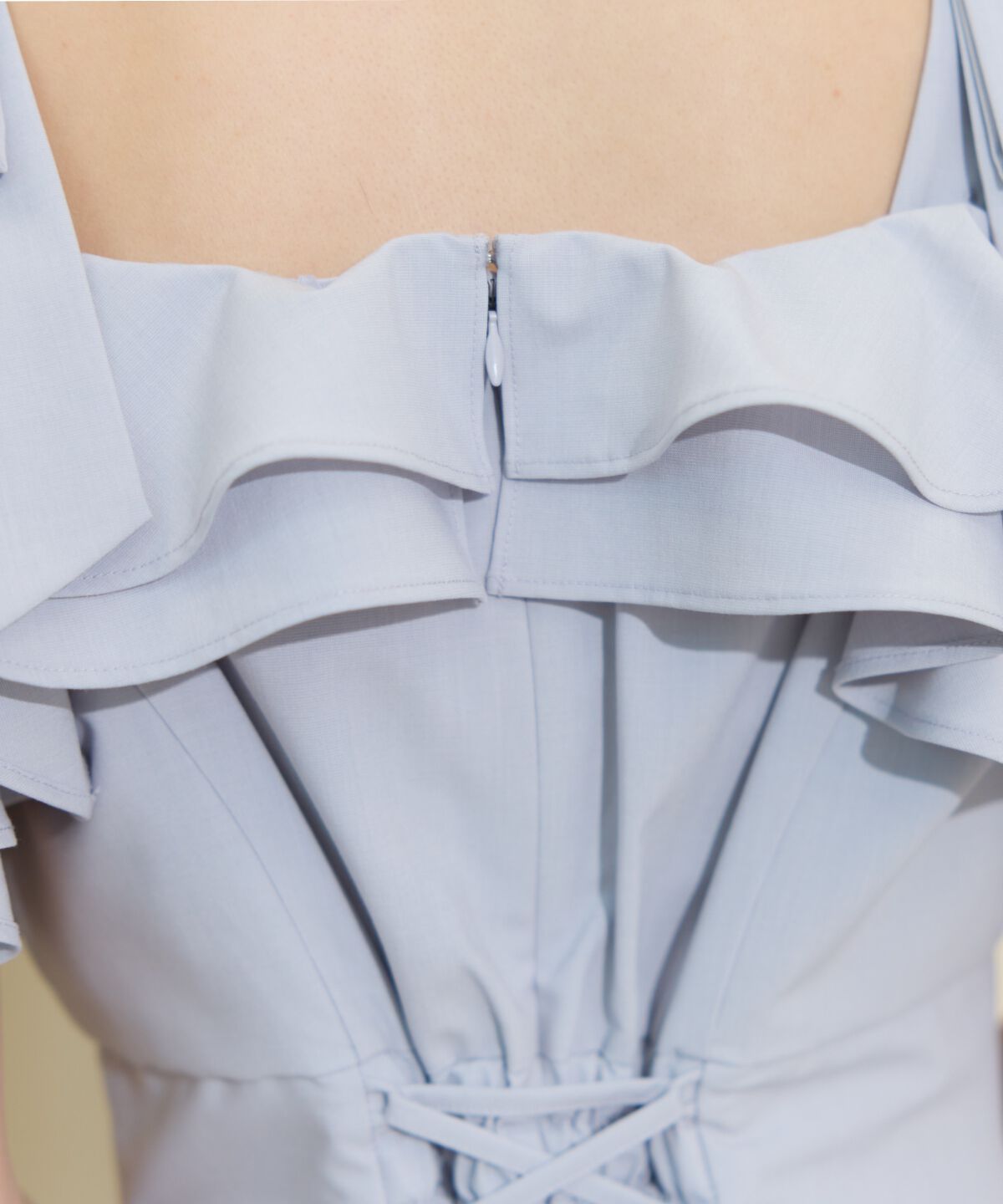 WILLSELECTION「ショルダーリボンラッフルワンピース」|ワンピース|