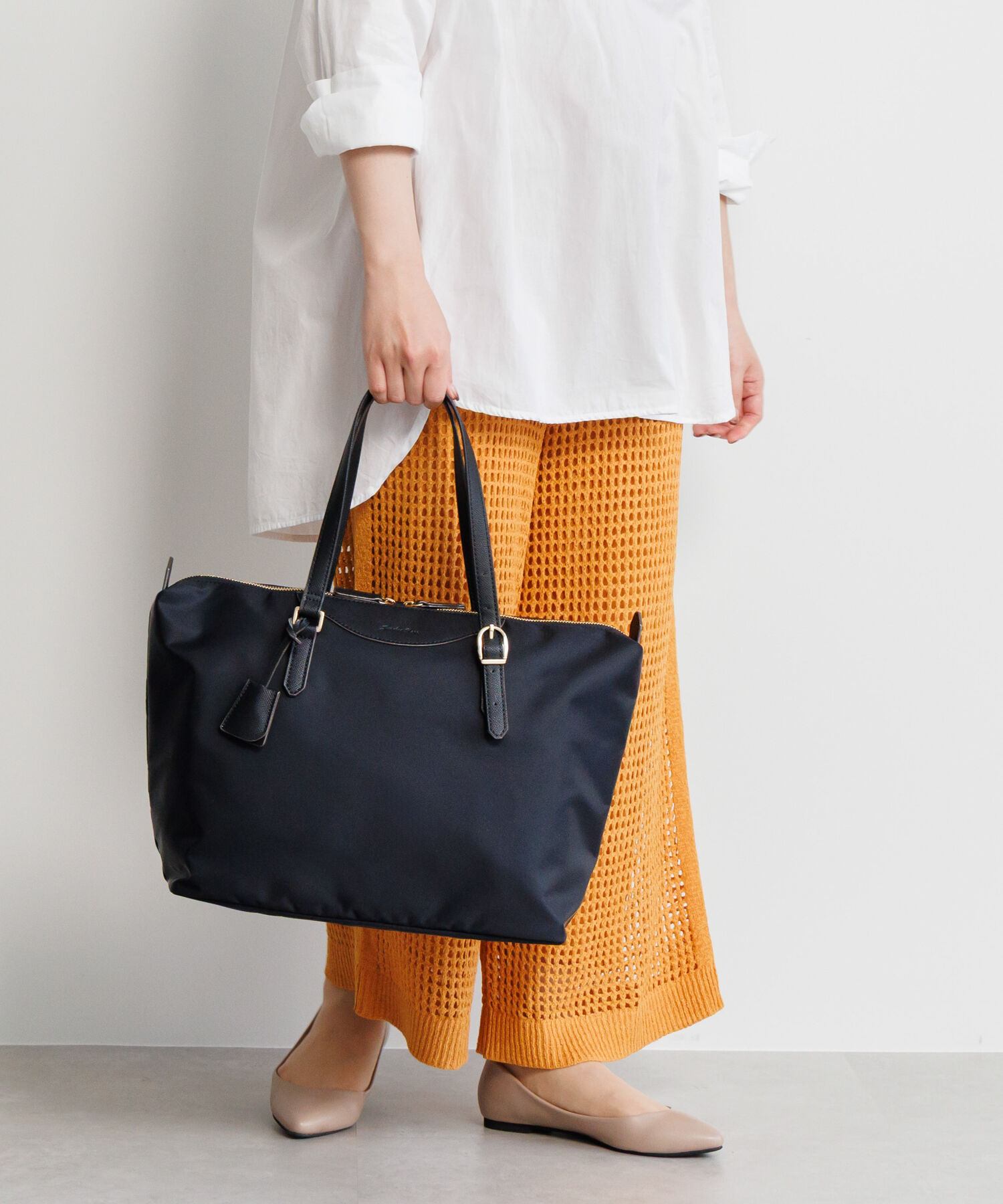  「Jewelna Rose ラヴィーナ フォールディングトートバッグ A4サイズ 16291」|トートバッグ|ブラック