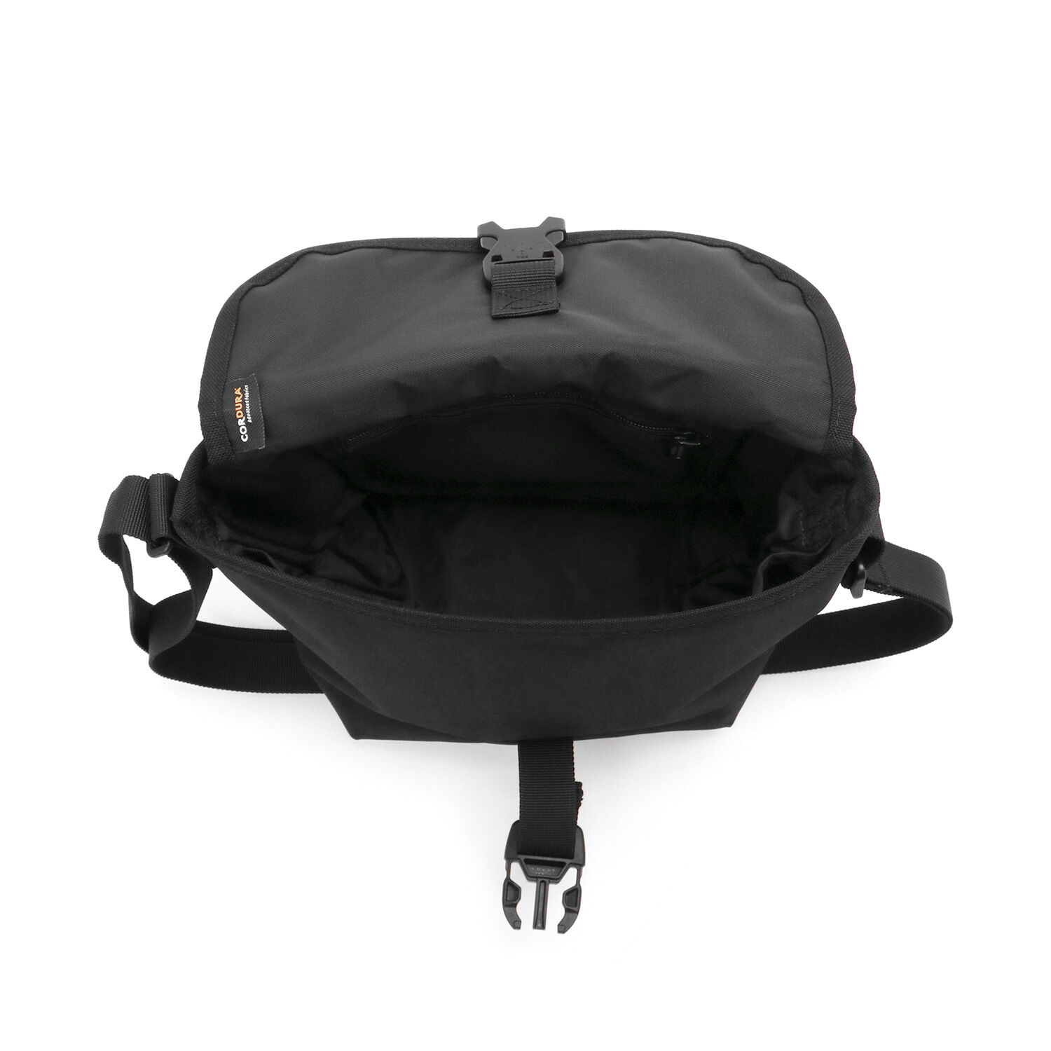 Manhattan Portage「Pacific Nylon Messenger Bag Flap Zipper Pocket W/ Divide」|ショルダー・メッセンジャー|