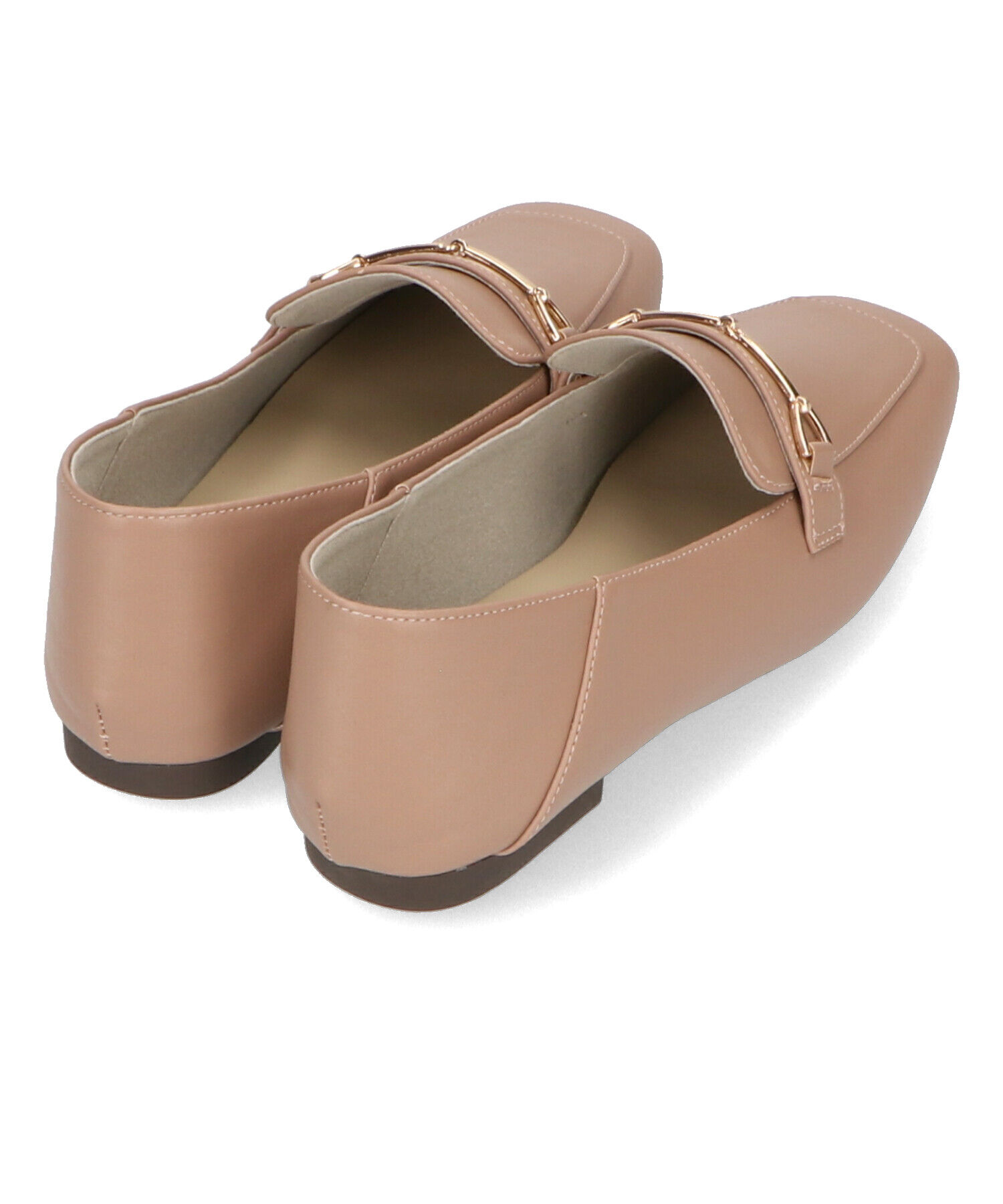 WA Oriental TRaffic「スクエアトゥモチーフ バブーシュ ローファー /42308 柔らかい フラット」|パンプス|