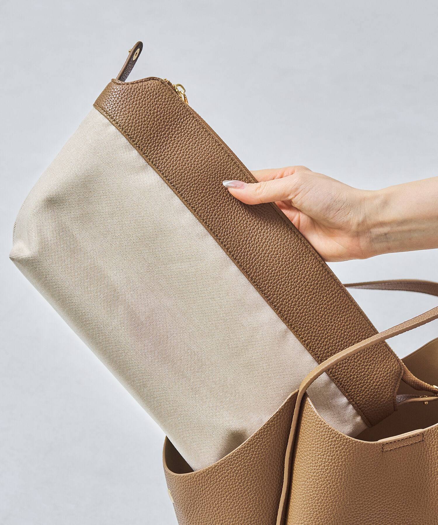 ORiental TRaffic「 インバッグ付き トートバッグ /BA-256 オフィス 大容量」|ショルダー・メッセンジャー|