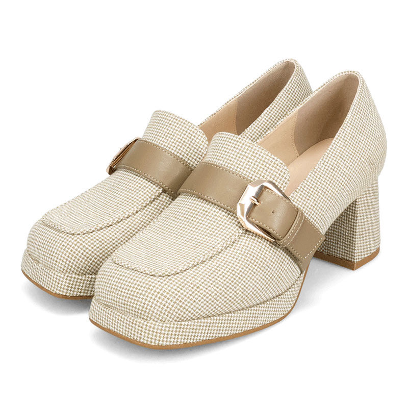 ORiental TRaffic「●2026春夏新作●プラットフォームベルトローファー/61103」|パンプス|