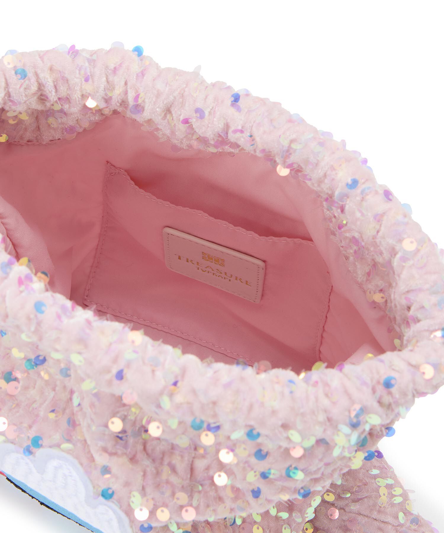 TOPKAPI TREASURE「【TREASURE TOPKAPI】スパンコール エンブロイダリー刺繍 巾着 バッグ / ポーチ」|その他|