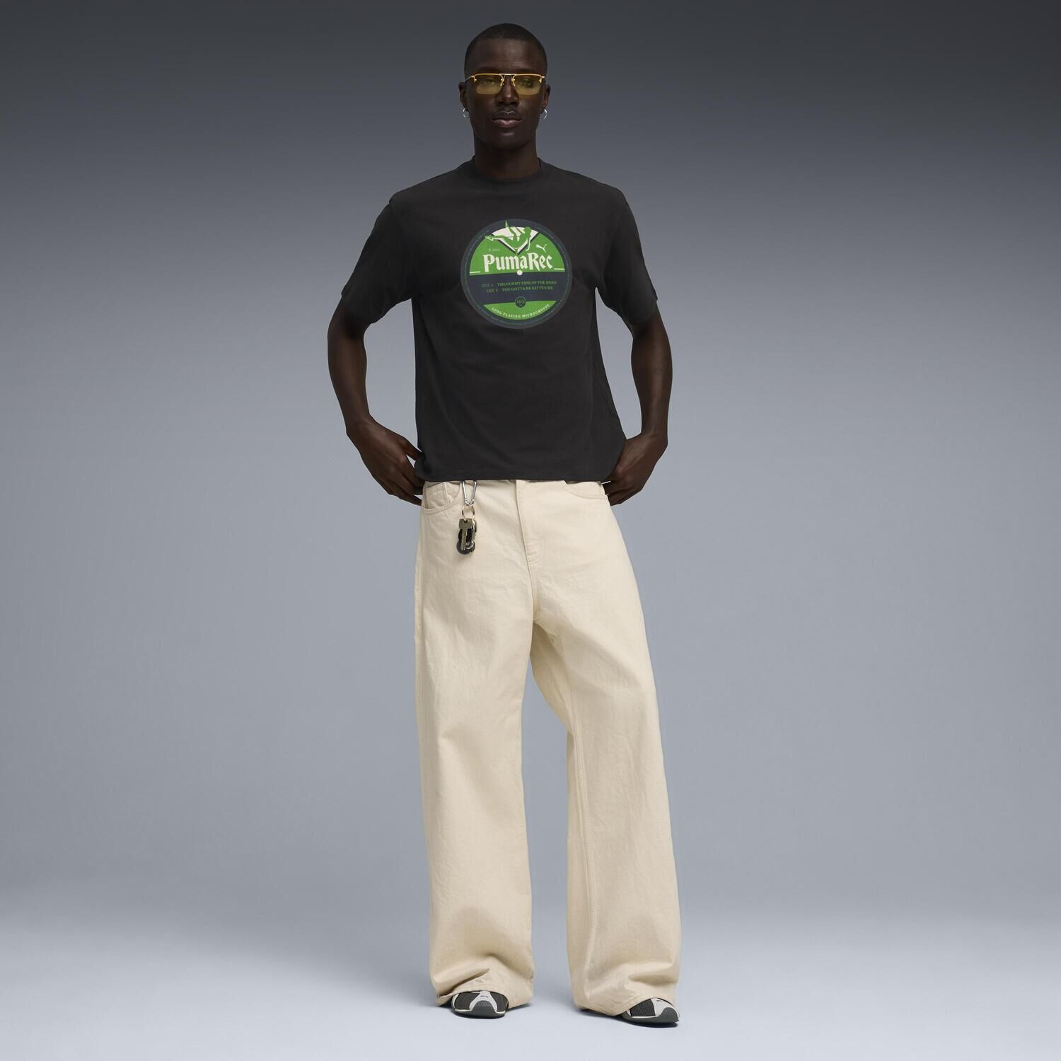 PUMA「【PUMA ｳｪｱ】M GRAPHIC RECORD TEE」|Tシャツ・カットソー|