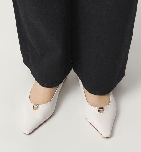 ODETTE E ODILE「レクタングルメタル フラット20&uarr;」|パンプス|