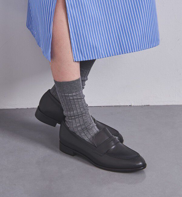 UNITED ARROWS「レザー コインローファー」|ローファー|