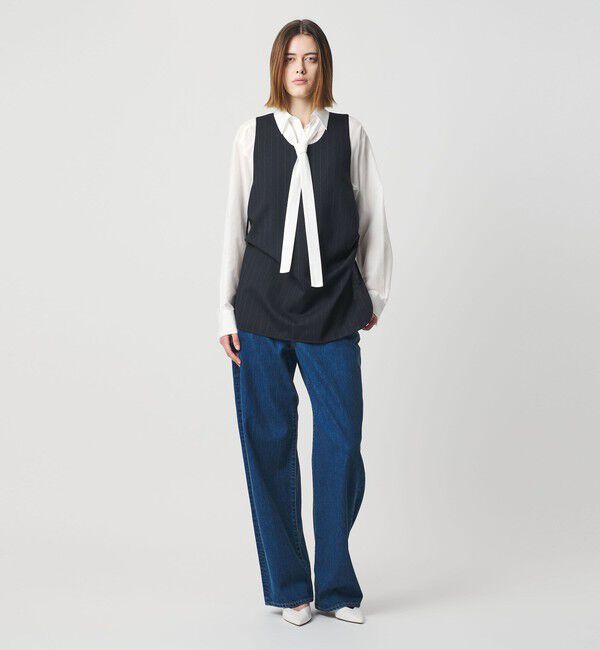 AEWEN MATOPH「＜AEWEN MATOPH＞コットンシルク ボウタイシャツ ‐ ウォッシャブル ‐」|シャツ・ブラウス|