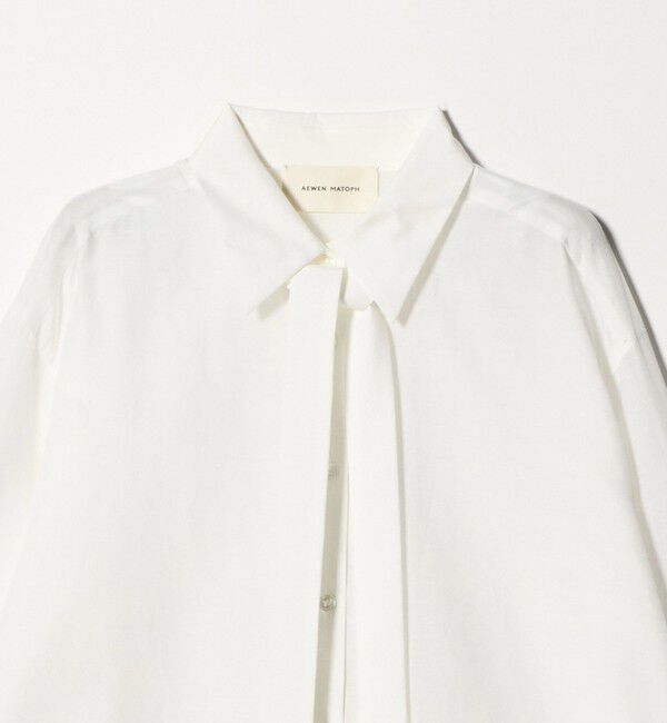AEWEN MATOPH「＜AEWEN MATOPH＞コットンシルク ボウタイシャツ ‐ ウォッシャブル ‐」|シャツ・ブラウス|