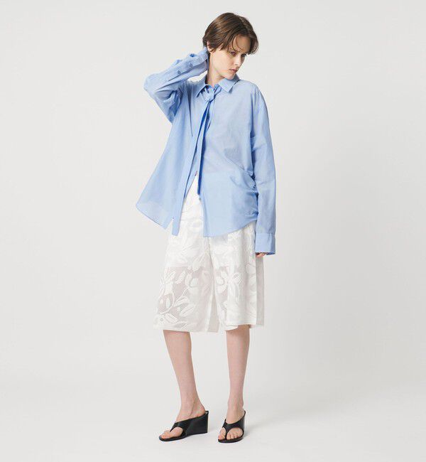 AEWEN MATOPH「＜AEWEN MATOPH＞コットンシルク ボウタイシャツ ‐ ウォッシャブル ‐」|シャツ・ブラウス|