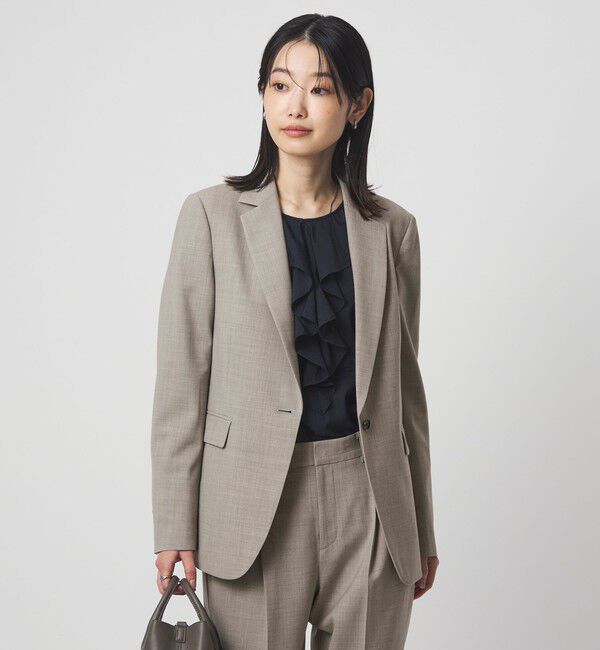 UNITED ARROWS green label relaxing「［size SHORTあり］カチリラ シングル テーラード ジャケット ウォッシャブル ストレッチ」|テーラードジャケット|