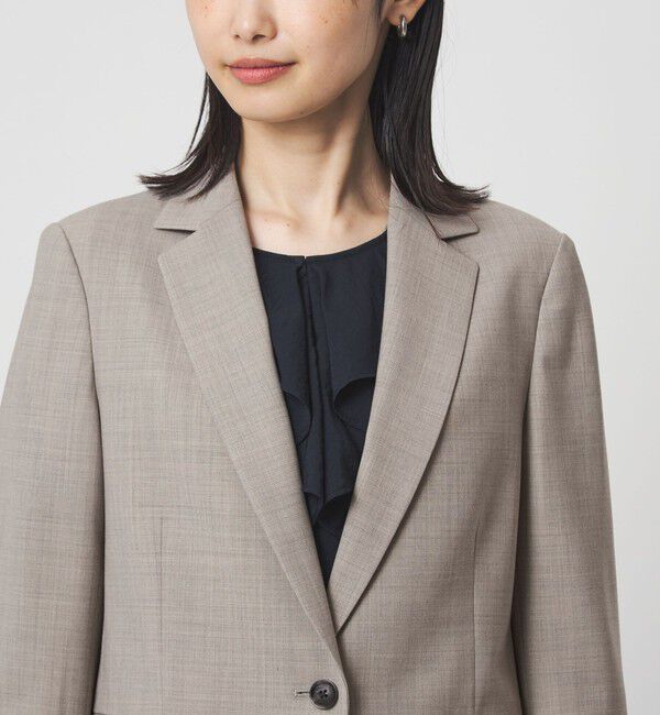 UNITED ARROWS green label relaxing「［size SHORTあり］カチリラ シングル テーラード ジャケット ウォッシャブル ストレッチ」|テーラードジャケット|