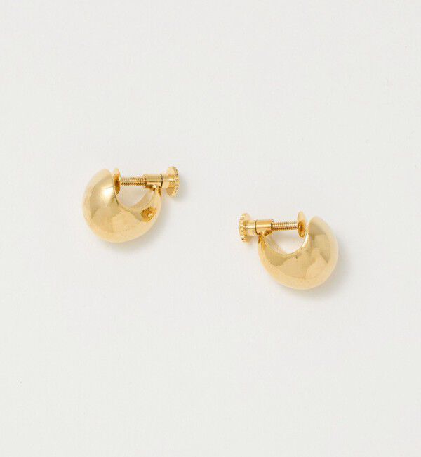 EMMEL REFINES「＜EMMEL REFINES＞EM プランプ イヤリング」|イヤリング|GOLD