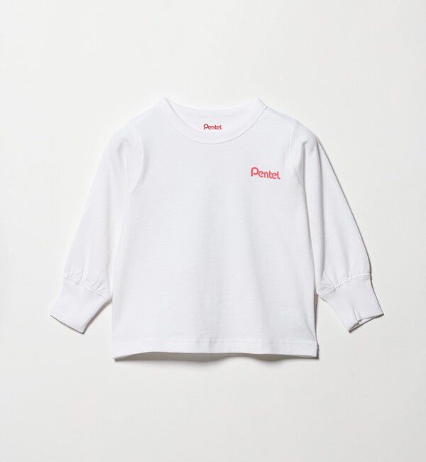 UNITED ARROWS green label relaxing「＜Pentel＞ロングスリーブTシャツ（ホワイト） / キッズ 100cm-130cm」|Tシャツ・カットソー|