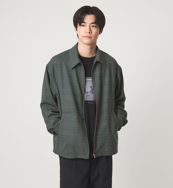UNITED ARROWS green label relaxing「TW マイクロチェック ブルゾン」|その他|