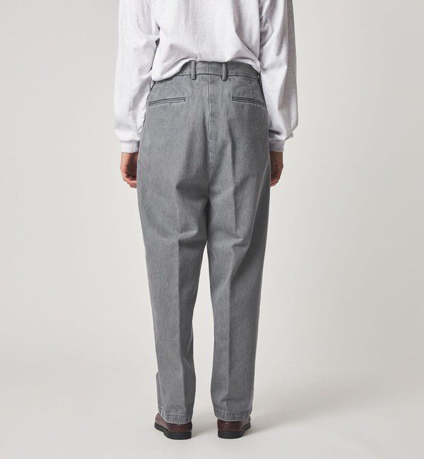 STEVEN ALAN「＜Steven Alan＞ 13.5oz デニム インツープリーツ ドレス トラウザーズ」|スラックス|