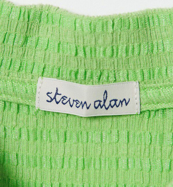 STEVEN ALAN「＜Steven Alan＞クレープ シャツ カーディガン」|カーディガン|