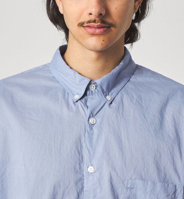 STEVEN ALAN「＜Steven Alan＞ リバティ ソリッド シングルニードル シャツ LOOSE」|シャツ・ブラウス|