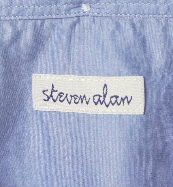 STEVEN ALAN「＜Steven Alan＞ リバティ ソリッド シングルニードル シャツ LOOSE」|シャツ・ブラウス|