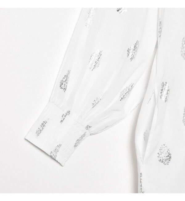 Demi-Luxe BEAMS 「ne Quittez pas / ボイル フラワー ロングスリーブ ワンピース」|ワンピース|