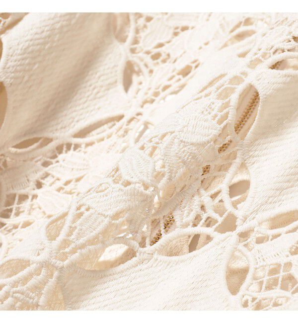 Ray BEAMS 「レース ベルカフス ロングスリーブ ワンピース」|ワンピース|