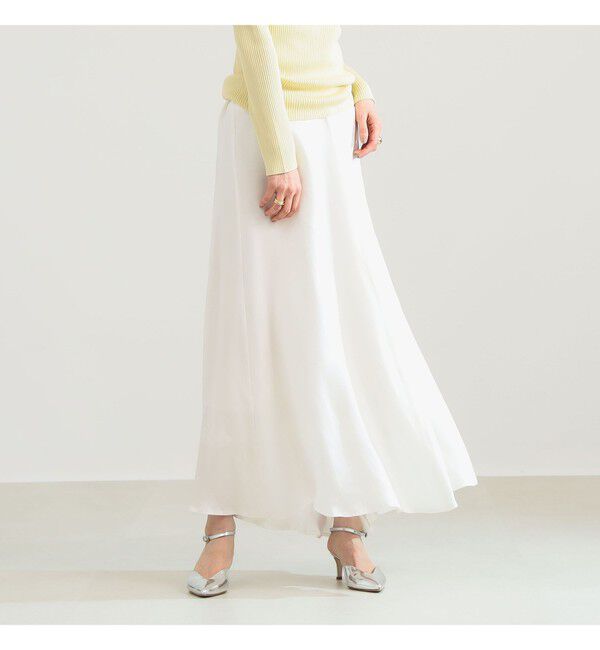 Demi-Luxe BEAMS 「フィブリル フレアスカート」|スカート|
