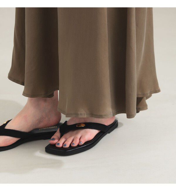 Demi-Luxe BEAMS 「フィブリル フレアスカート」|スカート|