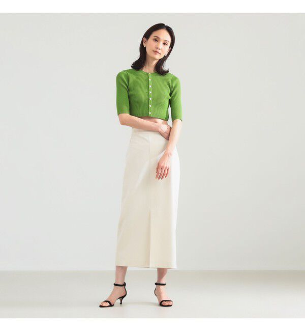 Demi-Luxe BEAMS 「ポンチ フロントスリット スカート」|スカート|