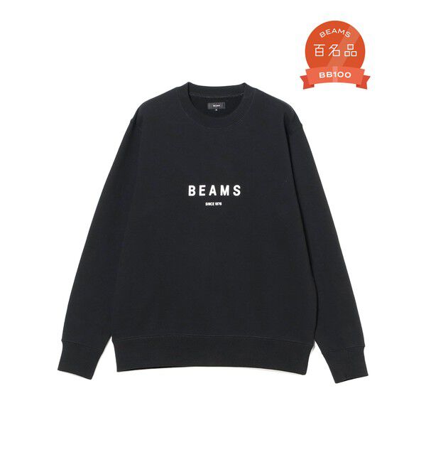 BEAMS「BEAMS クルーネック スウェット」|スウェット・ジャージ|BLACK