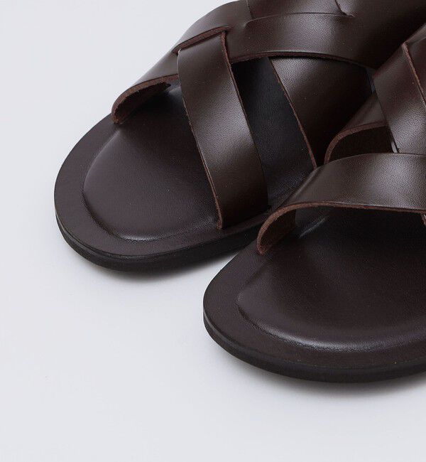 SHIPS「CORSO ROMA 9: メッシュ クロスストラップ サンダル」|サンダル|