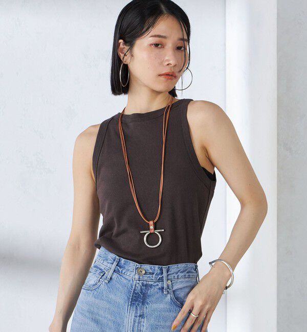 SHIPS for women「【SHIPS別注】onit:〈洗濯機可能〉アメリカンスリーブ タンクトップ」|タンクトップ|