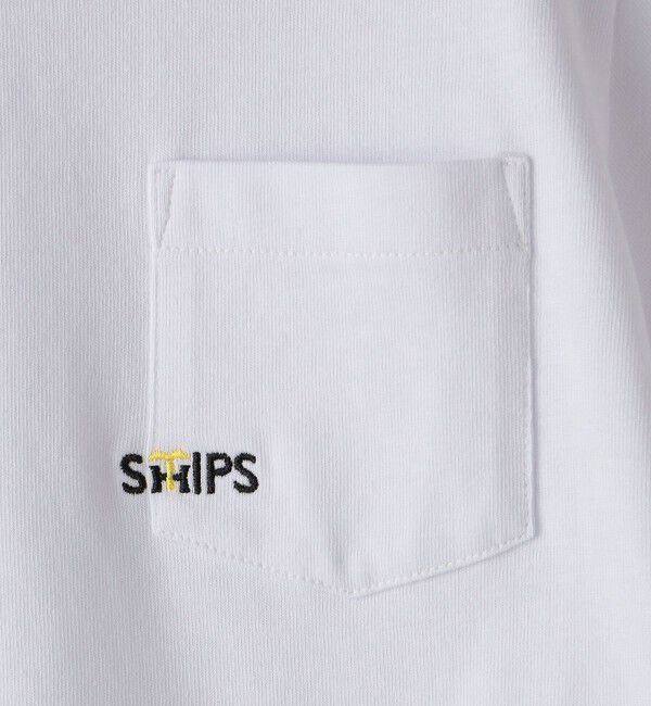 SHIPS KIDS「SHIPS KIDS:100～140cm / 阪神タイガース マイクロ SHIPSロゴ ポケット Tシャツ」|Tシャツ・カットソー|