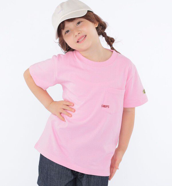 SHIPS KIDS「SHIPS KIDS:100～140cm / 阪神タイガース マイクロ SHIPSロゴ ポケット Tシャツ」|Tシャツ・カットソー|