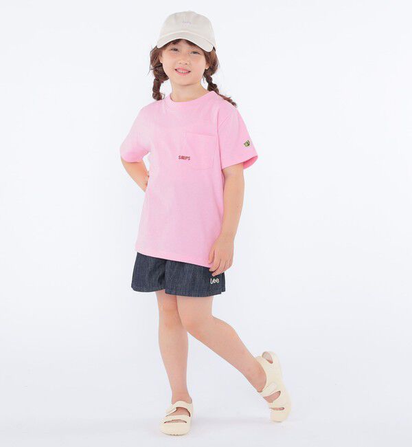 SHIPS KIDS「SHIPS KIDS:100～140cm / 阪神タイガース マイクロ SHIPSロゴ ポケット Tシャツ」|Tシャツ・カットソー|