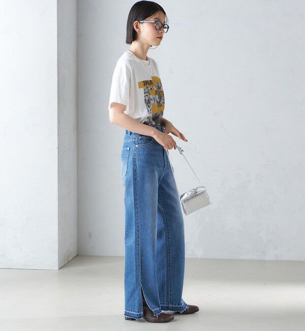 SHIPS for women「J.J.MERCER:〈洗濯機可能〉プリント TEE」|Tシャツ・カットソー|