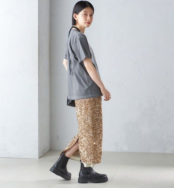 SHIPS for women「J.J.MERCER:〈洗濯機可能〉プリント TEE」|Tシャツ・カットソー|