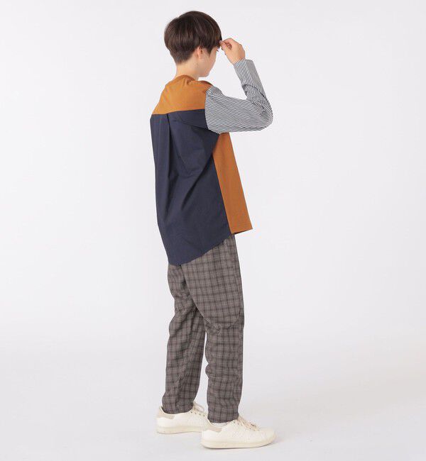 SHIPS KIDS「SHIPS KIDS:140～160cm / チェック テーパード パンツ」|その他|