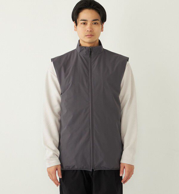 SHIPS Colors 「SHIPS Colors:〈接触冷感・吸水速乾・洗濯機可能〉スタンド ベスト」|ベスト・ジレ|